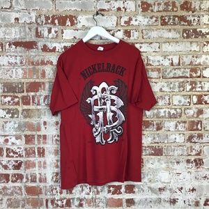 2010 Nickleback Tour T-shirt Red XL